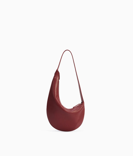 【関税込み】Aesther Ekme ブラウン ミニ Lune バッグ Lune Mini suede shoulder bag in brown - Aesther Ekme | Mytheresa