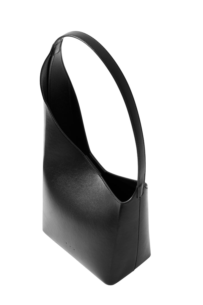 Aesther Ekme Black Demi Lune Asymmetric Bucket Bag